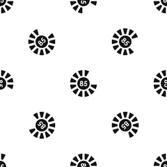 Poster - Sign 85 load pattern seamless black
