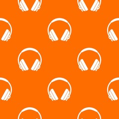 Poster - Headphone pattern seamless