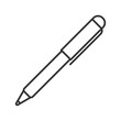 Ball pen linear icon