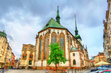 James church in the old town of Brno, Czech Republic