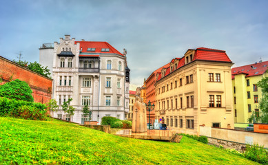 Sticker - Buildings in the old town of Brno, Czech Republic