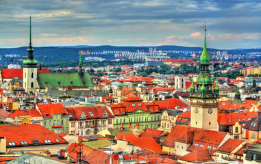 Poster - Skyline of Brno, Czech Republic