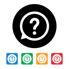 Sticker - question mark icon