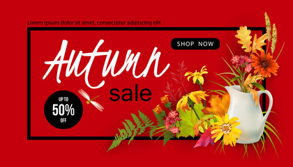 Wall Mural - Autumn Sale Design