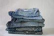 © jpjengs - Folding jeans With white background