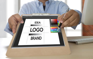 Aufkleber - design creative creativity work brand designer sketch graphic  logo design Business concept