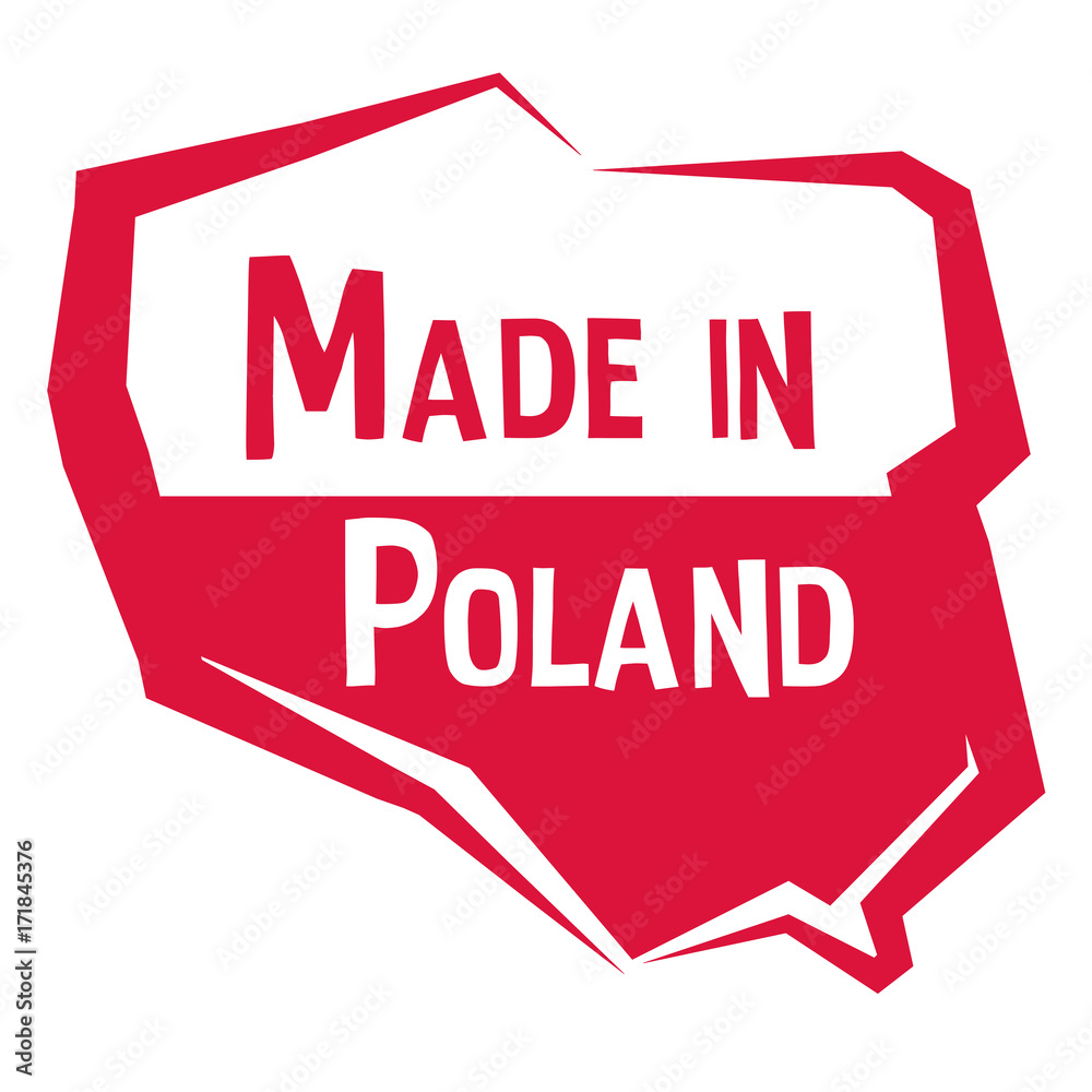 Made in Poland - obrazy, fototapety, plakaty 