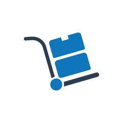 Sticker - Hand Trolley Icon