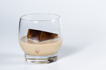 Canvas Print - coffee and Irish cream cocktail