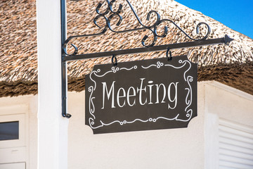 Wall Mural - Schild 248 - Meeting