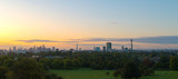 Fototapeta Big Ben - Panorama of the London Skyline seen from Primrose Hill.