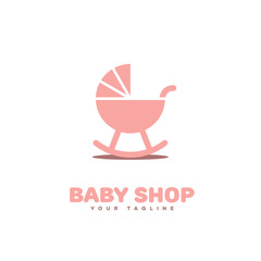 Canvas Print - Baby shop logo