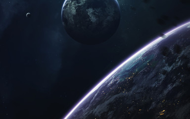 space art, incredibly beautiful science fiction wallpaper. endless universe. elements of this image 