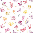 © zenina - Watercolor butterfly pattern
