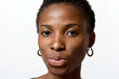© michaelheim - Pretty young African woman pouting her lips