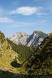 Blick zum Falzthurntal im Naturpark Karwendel, Alpen, Tirol, Österreich, Europa