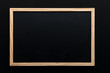 © godshutter - Abstract chalk blackboard with wood border frame ready used as background for add text or graphic