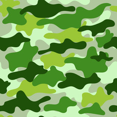 Wall Mural - camouflage seamless pattern, military background