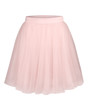 Pale pink glamour tulle ballerina skirt isolated on white