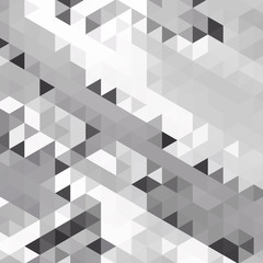 Poster - abstract background of many triangles. movement of geometric shapes.