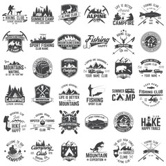 Wall Mural - set of extreme adventure badges. concept for shirt or logo, print, stamp or tee.