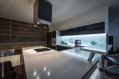 Up in the kitchen