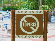 No Topless Sign In Mexico