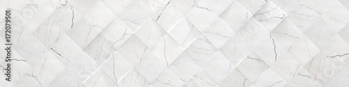 Naklejka dekoracyjna White Wide Marble Background (3d illustration)