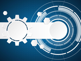 Wall Mural - abstract technological background. vector illustration.