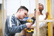 © Connect Images - Student learning how to do building work