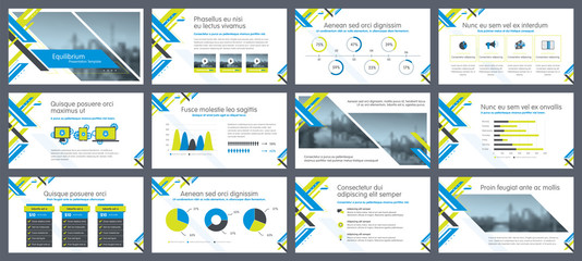 Poster - Elements of infographics for presentations templates. Annual report, leaflet, book cover design. Brochure layout, flyer template design. Corporate report, advertising template in vector Illustration. 