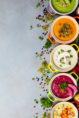 Wall Mural - Vegetable cream soups