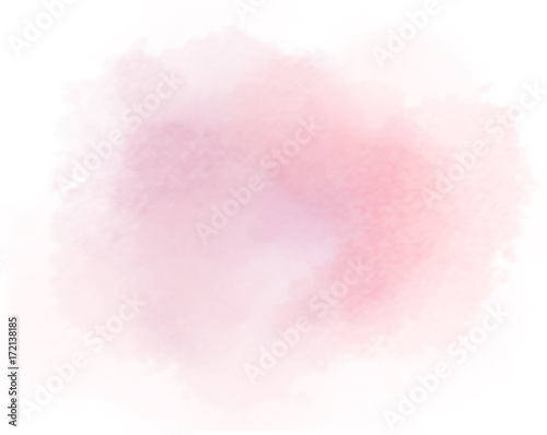 Fotografía salmon watercolor splotch painted pink background vector