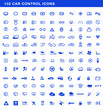 © shooarts - Car dashboards symbols vector set