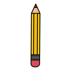 Wall Mural - pencil school isolated icon