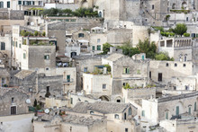 View Of The Old Town Of Matera Also Known As The Subterranean City Basilicata Italy Europe