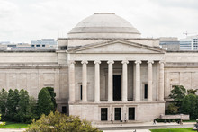 Aerial View Of National Archives Museum Building  Washington DC, USA