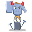 Devil hammer character cartoon emoticon