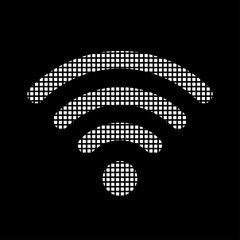 Wall Mural - Pixel Icon - Wifi