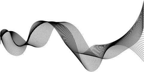 Poster - Abstract fractal art background, Music sound waves, Sound waves oscillating glow, vector Music digital equalizer halftone sound wave