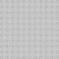 Poster - 3d background curving space, wavy grid, 3d wave  space, vector pattern building world aired
