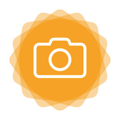 Poster - App Icon gelb - Kamera