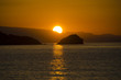 tramonto, Mediterraneo, sole, oro, mare, acqua,  barca a vela