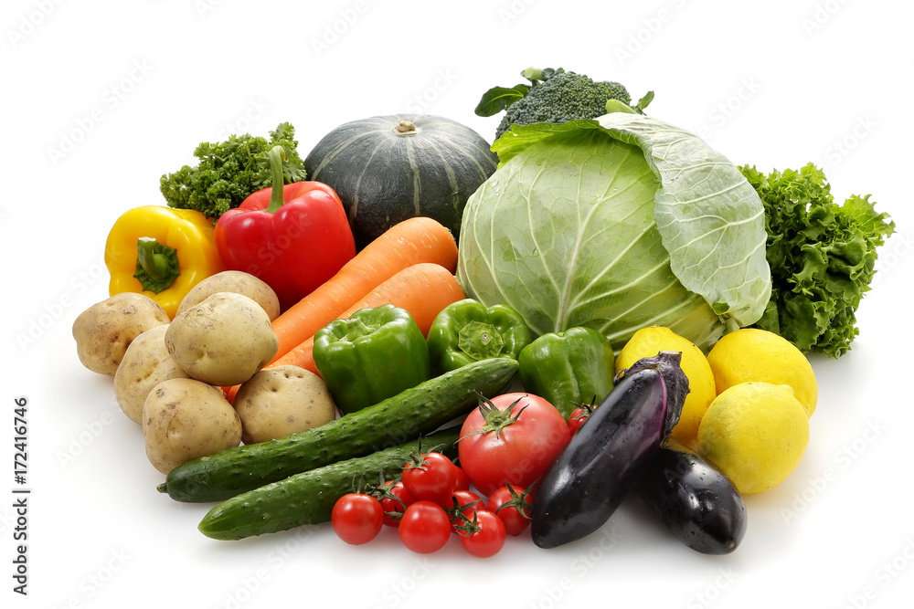 野菜の集合　Vegetable set - obrazy, fototapety, plakaty 