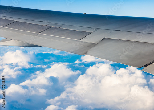 Fotografia, Obraz the view from the window of a passenger plane