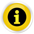 © FR Design - Info icon premium yellow round button