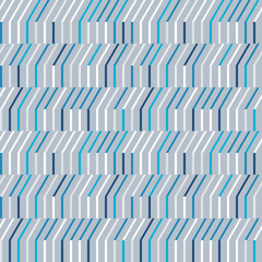 Poster - Abstract seamless pattern from horizontal and diagonal lines.