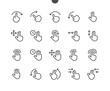Gesture View Outlined Pixel Perfect Well-crafted Vector Thin Line Icons 48x48 Ready for 24x24 Grid for Web Graphics and Apps with Editable Stroke. Simple Minimal Pictogram