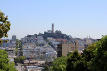 A View Of Coit Tower In San Francisco