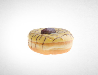 donut or tasty donut on a background.